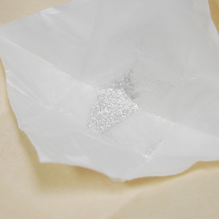 梨地粉　銀(1g入)