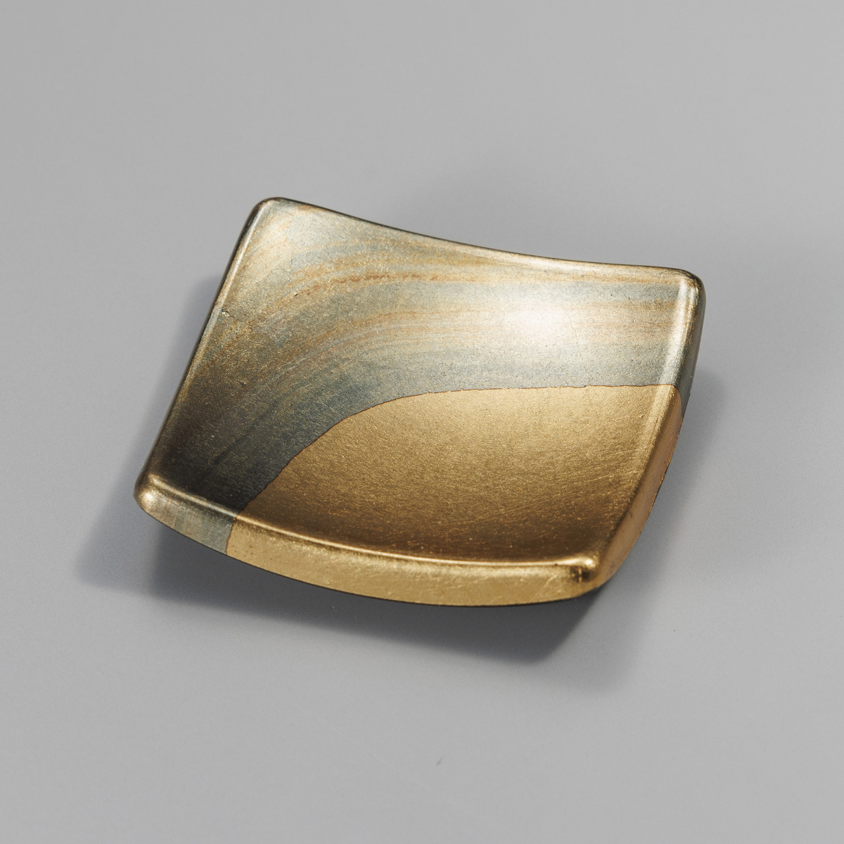 金の箸置き　銀の箸置き　古代箔