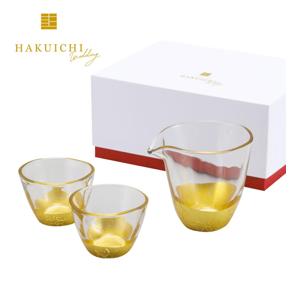 《HAKUICHI Wedding》貫入　酒器セット　HW