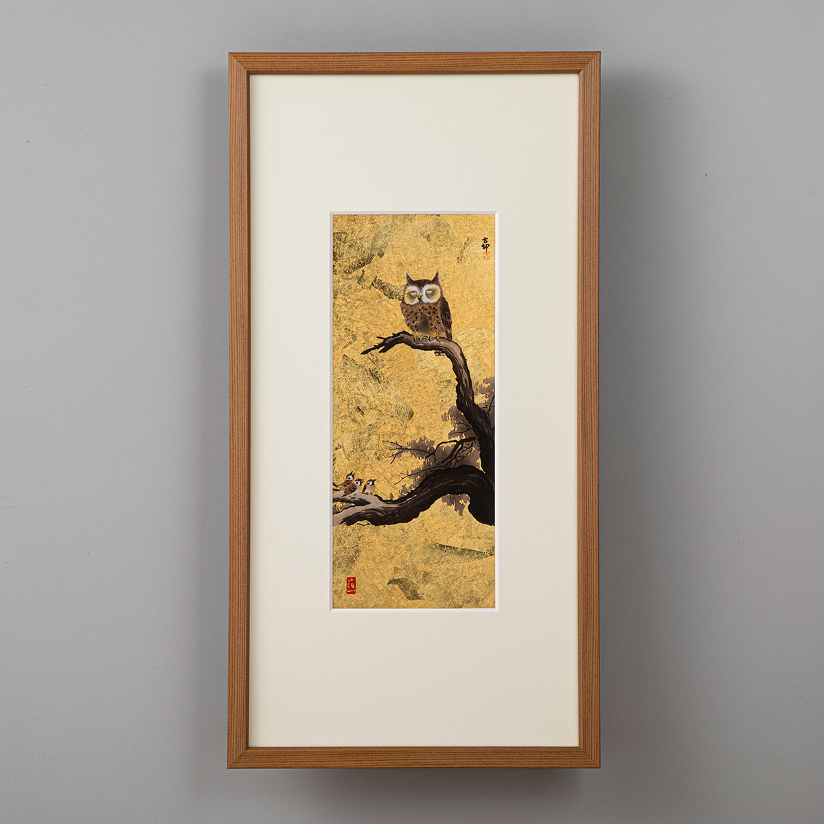 木菟と雀(KOSON)