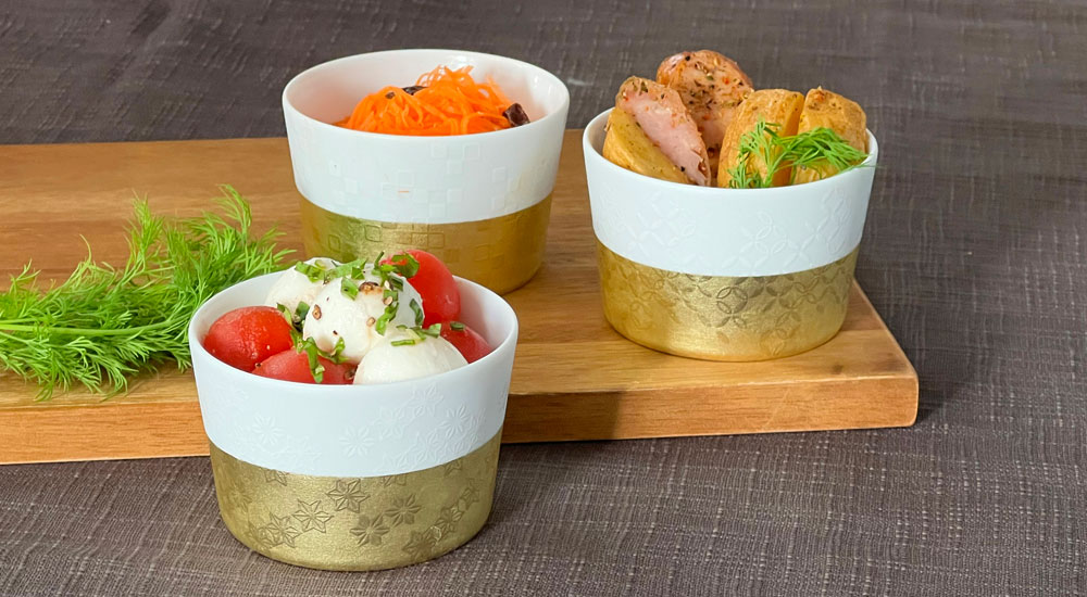 箔小紋　フリーカップ