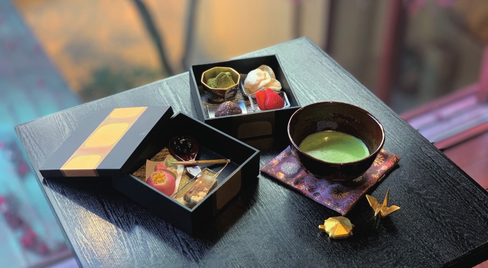 金沢箔のお重で楽しむ、秋の味覚。