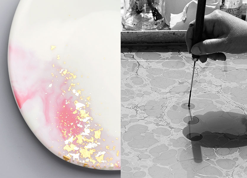 春待ち桜タンブラー墨流しイメージ